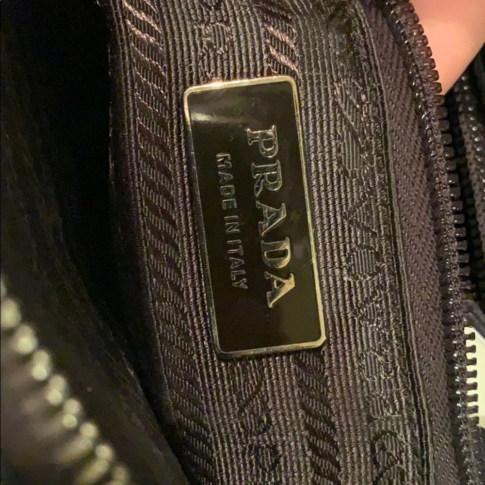 Authentic PRADA 90s Vintage White Satchel/Bag - Picture 11 of 13